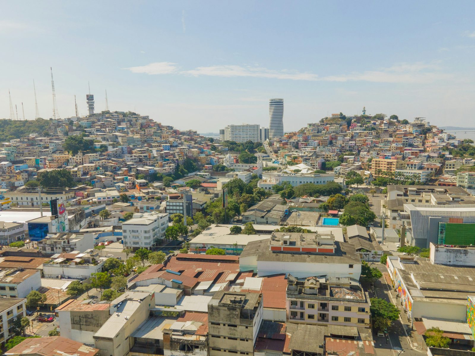 Modern buildings in Guayaquil, Ecuador's economic capital